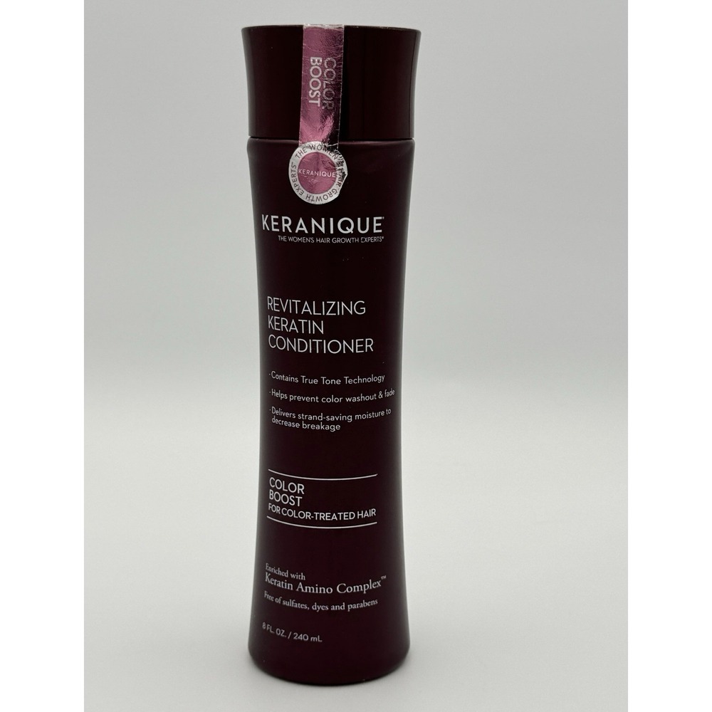 Keranique Color Boost Revitalizing Keratin Conditioner Color Treated Hair 8 Oz